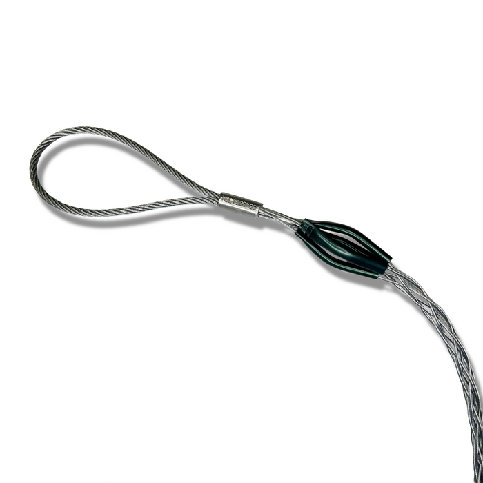 Eye of SlingCo LD type light duty pulling grip - Green 10-13mm Range