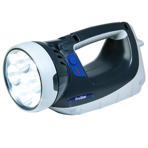 Grey and Black NightSearcher ProStar 10000 Lumens rechargeable searchlight