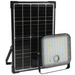 NexSun Juniper Black Solar Floodlight and Solar Panel
