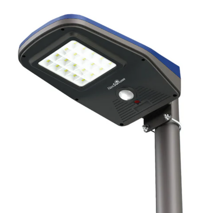 NexSun 2000 Solar Flood Light (Grey and Blue)