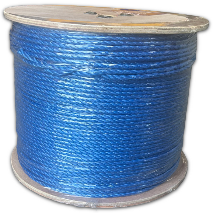 Duct Draw Rope  - 6mm Blue Polypropylene 500m