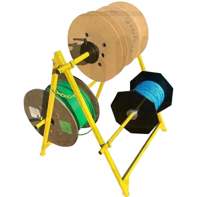 CDJ Double Decker A-Frame Cable Drum Stand Dispenser