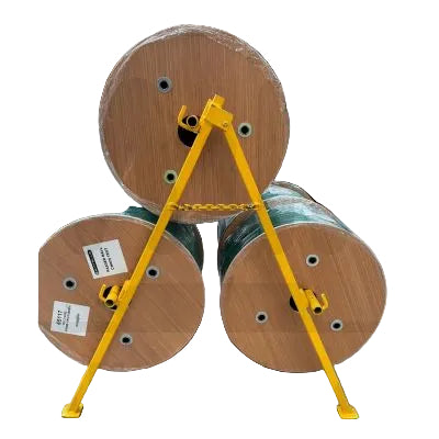 CDJ Double Decker A-Frame Cable Drum Stand Dispenser