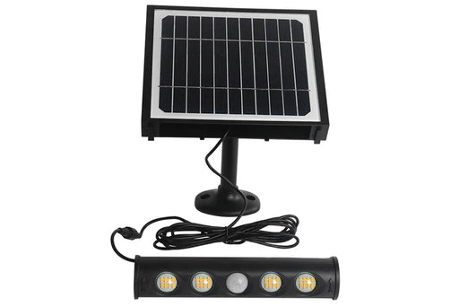 NexSun Corsican Black Solar LED Flood Light 