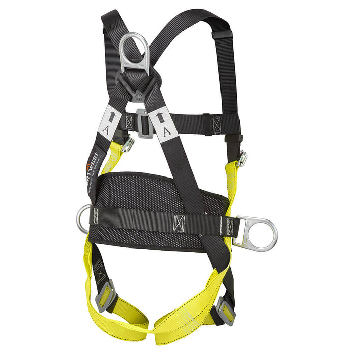 FP15BKR  - Portwest - 2 Point Comfort Plus Safety Harness Rear View  - Black - from CableDrumJacks