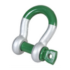 Green Pin Super Grade 8 Bow Shackle with Screw Collar Pin