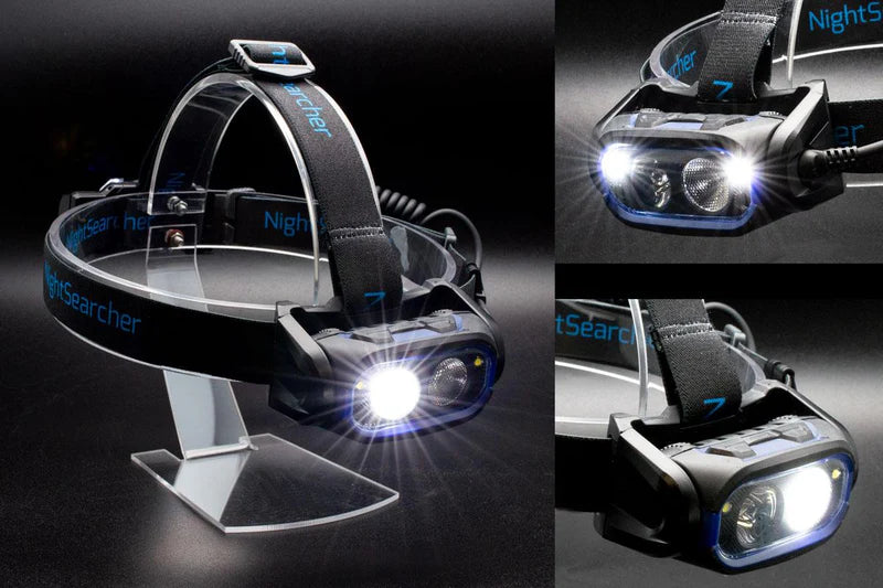 NightSearcher HT800RX rechargeable head torch
