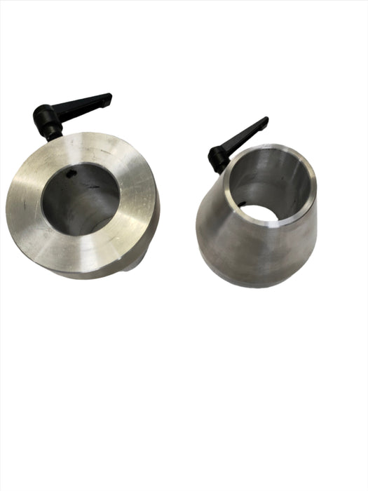 Coned Aluminium spindle locking collars (Pair)