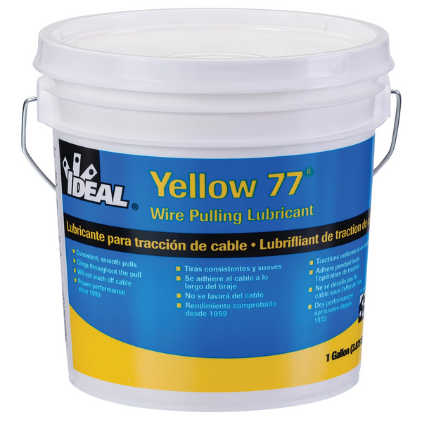 Yellow 77 from Ideal - 1 Gallon Bucket - Wire Pulling Lubricant