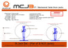 MCJ3 - Mechanical Cable Drum Jack Set - Up to 6.0t Lifting Capacity