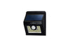 NexSun 400 lumen black solar light with motion sensor