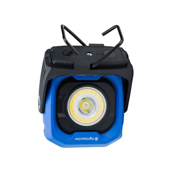 Blue and Black NightSearcher Micro 1100 - 1100 Lumens - Rechargeable Work Light
