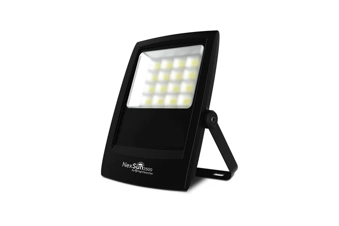 NexSun 2500 Solar flood light in black 