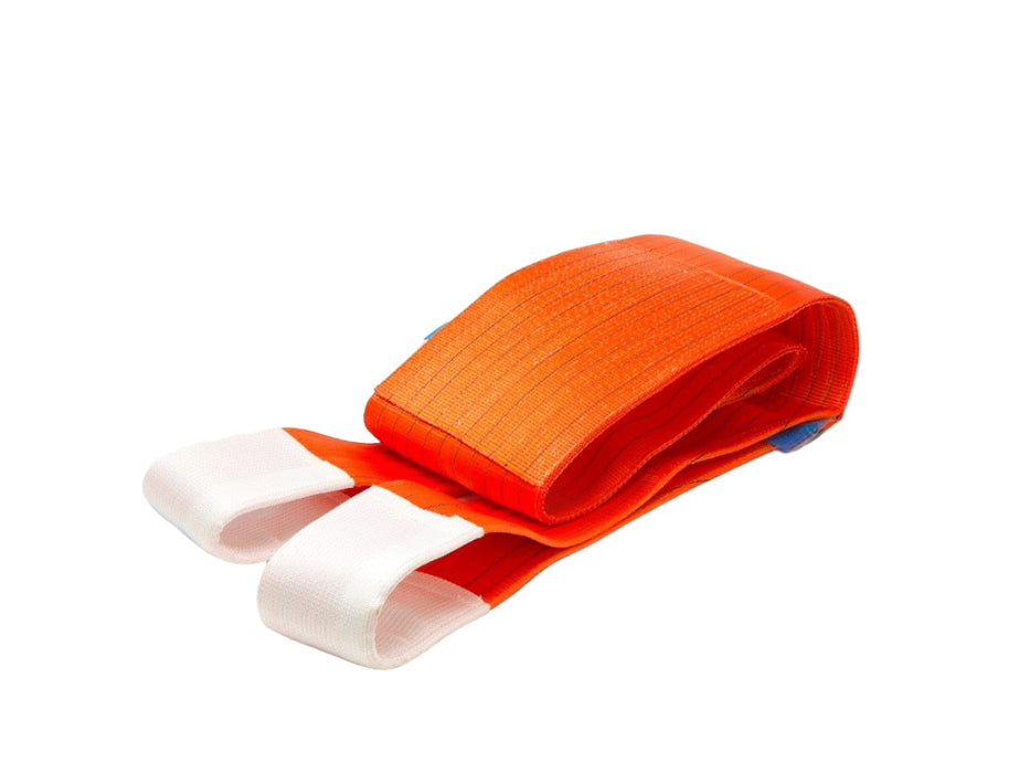 12000kg Duplex Orange Flat Webbing Slings from ORPTECH - Made in UK