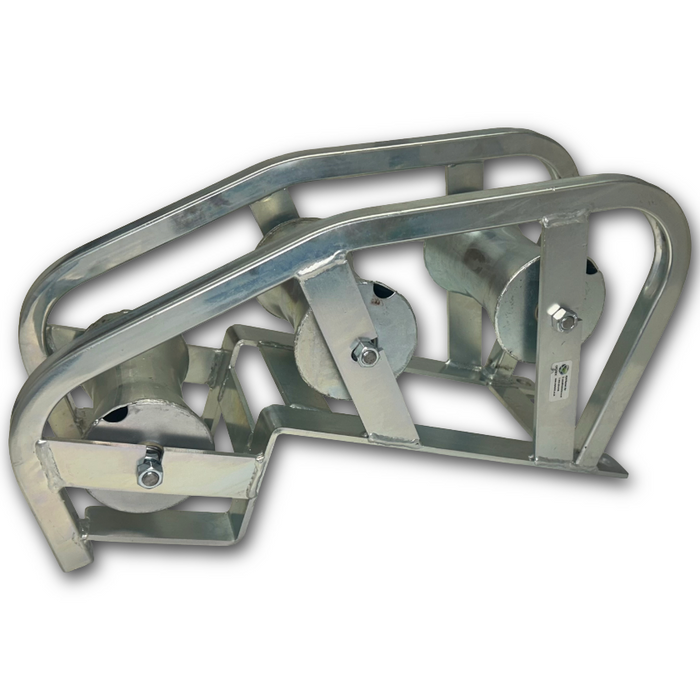 CABLEITUK Lead in Triple Manhole Cable Roller - side view