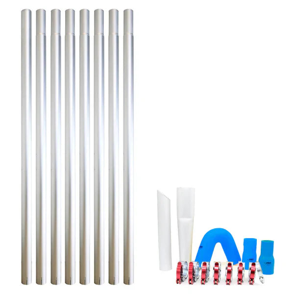 Gutter Vacuum Pole Kits Lightweight Aerospace Aluminium Aligutter- 20-40ft (51mm Diameter)