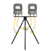 NightSearcher LinkStar AC Linkable Floodlight - Twin Head with Tripod