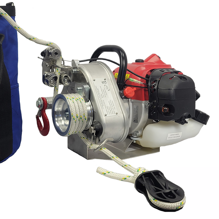 Portable Winch PCW4500 Petrol Pulling Winch with 2-Stroke Engine from CableDrumJacks