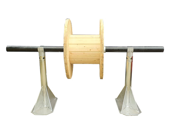 6.0t  Cable Drum Jack Set - Manual Screw Type - from JACKITUP