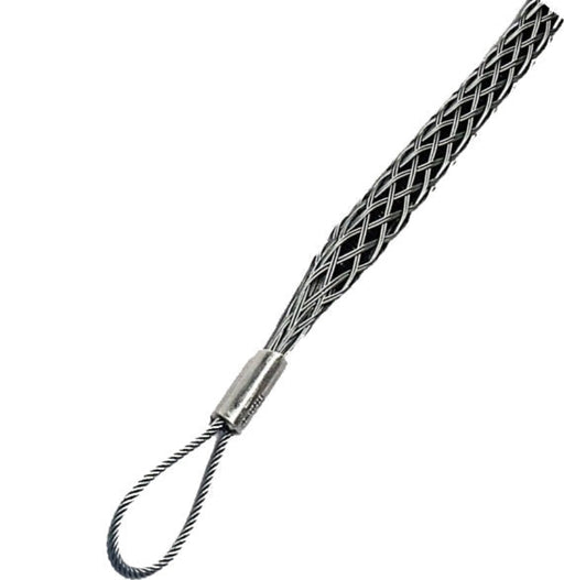Single Eye Cable Pulling Socks silver