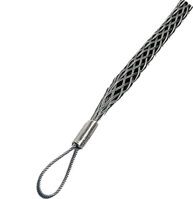 Single Eye Cable Pulling Socks silver