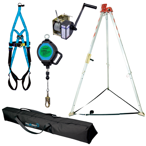 Aluminium Confined Space Rescue Tripod Kit