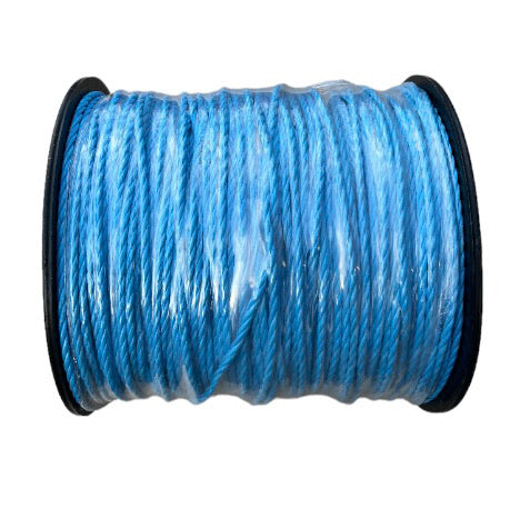 Duct Draw Rope  - 6mm Blue Polypropylene