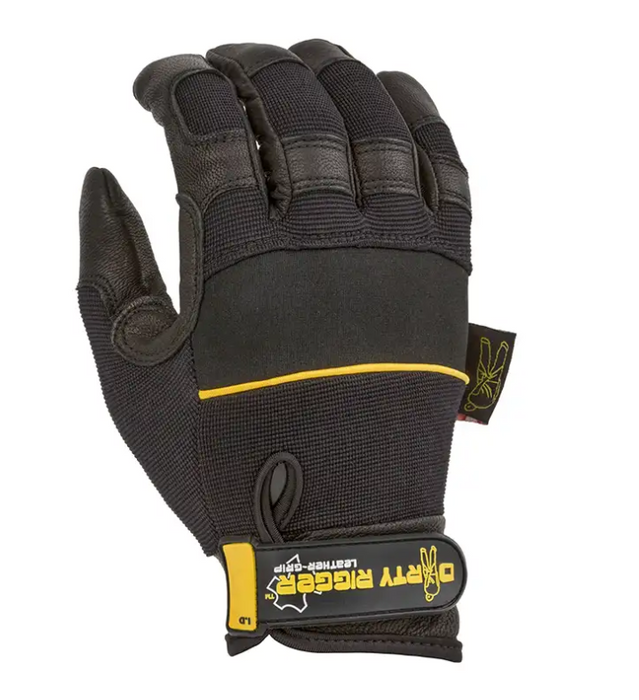 Leather Grip Multi-Purpose Gloves (Full Finger)