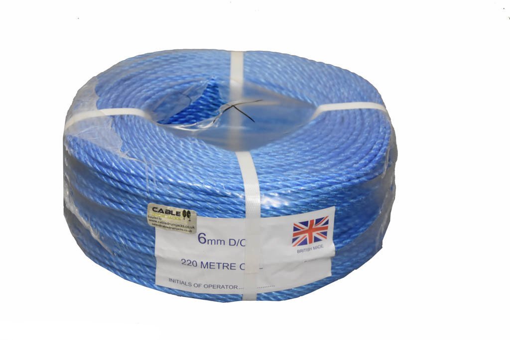 Blue Polypropylene Rope By The Metre