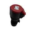 PCE - 16a 400v 3p+e IP44 Black & Red Trailing - Female Socket