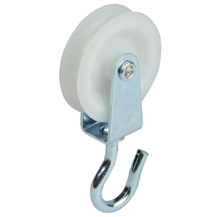 Polymide Pulley with Rotating Steel Hook Type ETT-198P : 15-70kg