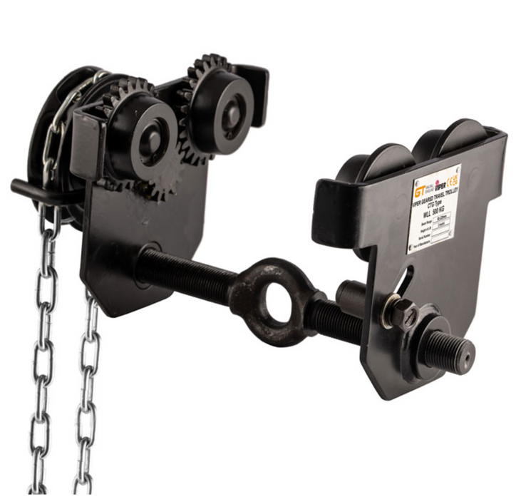 GT Viper Geared Travel Beam Trolley CTG Type - 3m HOL to BS-EN 13157