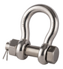 Stainless Steel Load Rated Safety Nut and Bolt Pin Bow Shackle