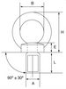 Stainless Steel Commercial Eyebolt