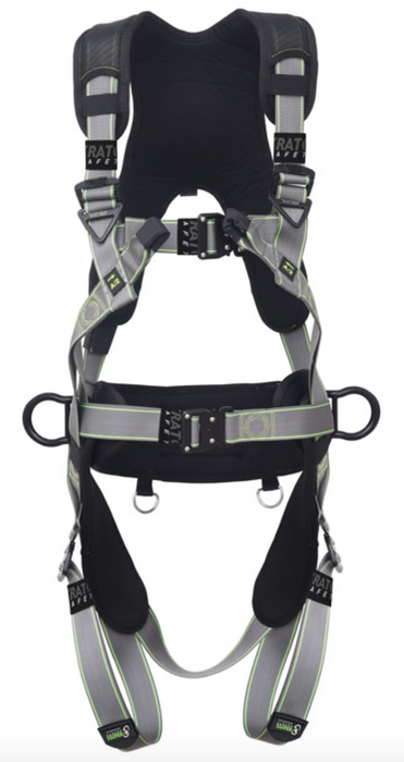 Kratos - Fly'In 2 - 4 Point Luxury Full Body Harness with Belt