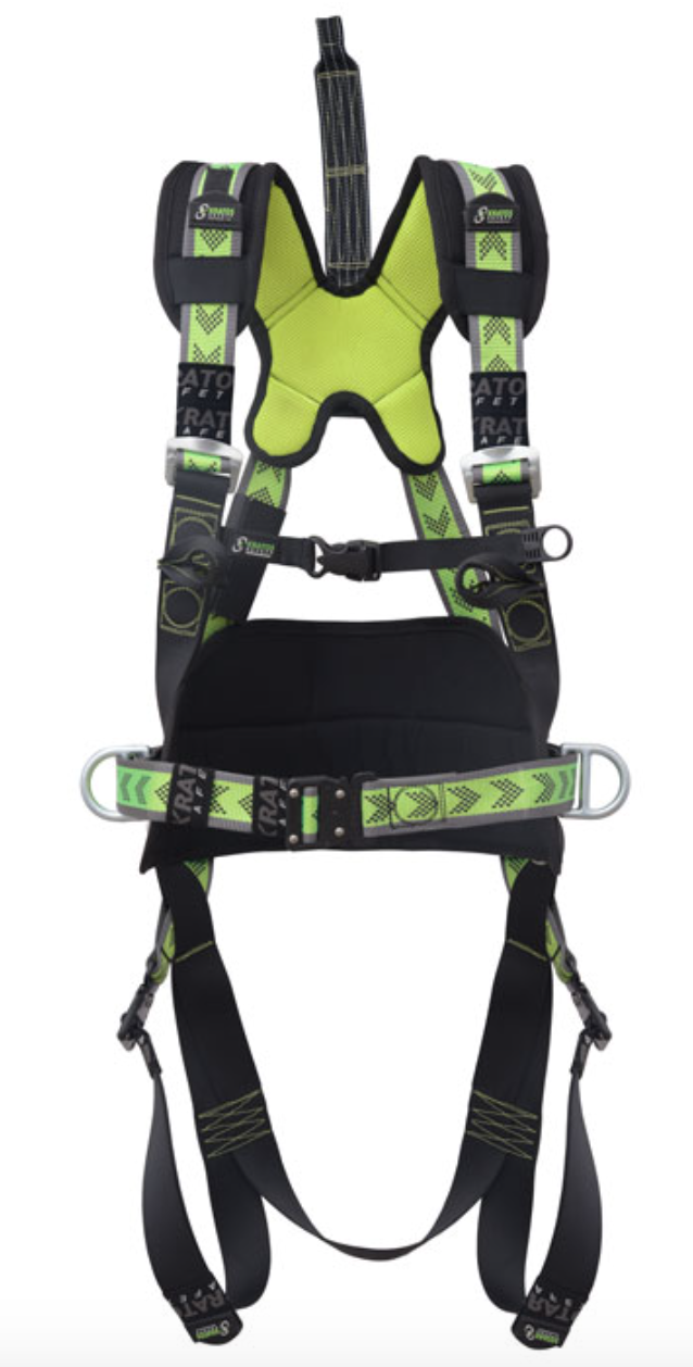 Kratos - 5 Point Comfort Full Body Harness with Belt and Extension Str ...