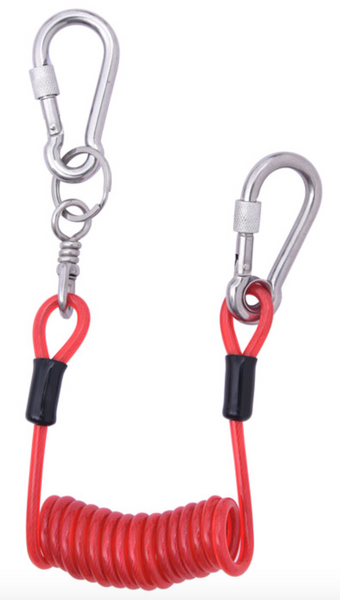 Kratos - Polyurethane Connecting Tool Stretch Lanyard - Max Weight 0.9kgs