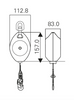 3.5m Olympe Wire Rope Fall Arrest Block