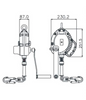 10m Olympe Wire Rope Fall Arrest Block c/w Integrated Recovery System