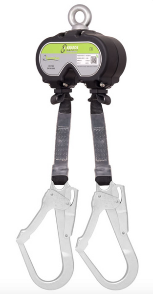 Kratos - 2m Olympe Twin Retractable Webbing Fall Arrest Block