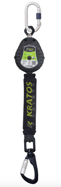 Kratos - 2m Olympe-S2 Retractable 21mm Aramid Webbing Fall Arrest Block