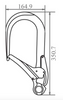 Aluminium Large Rebar Hook