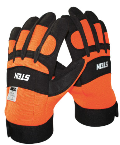 STEIN Chainsaw Gloves, Velcro Cuff - Left Hand Protection - Assorted Sizes