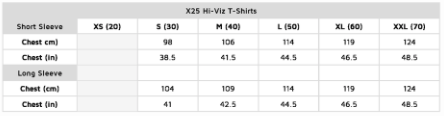 STEIN - X25 VENTOUT Hi-Viz T-Shirt Long Sleeve - Orange - Assorted Sizes