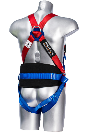 Portwest - 3 Point Comfort Safety Harness - Red