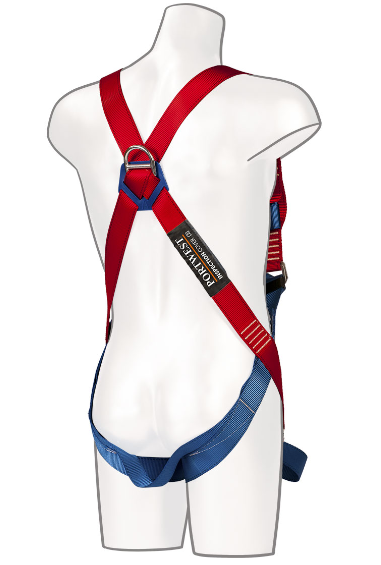 Portwest - 2 Point Harness - Red with Front & Back D-Rings