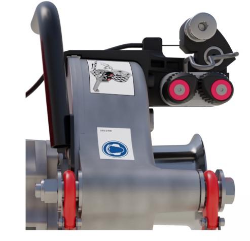 PCW4000 Petrol Pulling Capstan Winch 1000kg with Rope Brake System