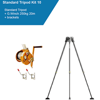 GLOBESTOCK G.Tripod 230 Standard TRIPOD KIT 10 (20m) from RiggingUK