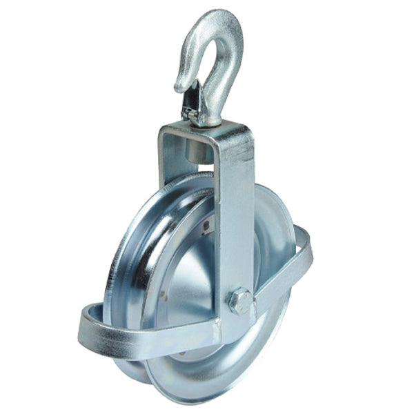 WEBI Pulley Type ETT-201 - Construction Site Pulley with Rotating Steel Hook