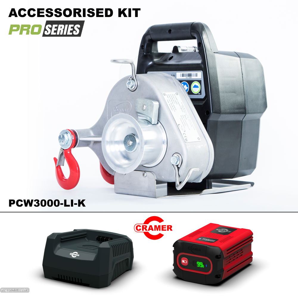 Petrol, Electric and Battery Cable Pulling Winches